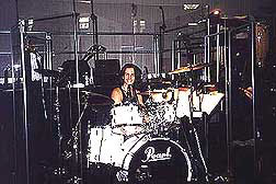 Gregg Gerson & Pearl drum kit