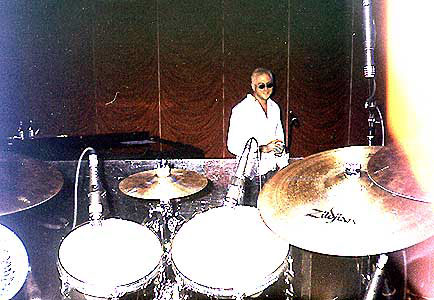 Keith Levinson & Gregg Gerson Pearl drum kit